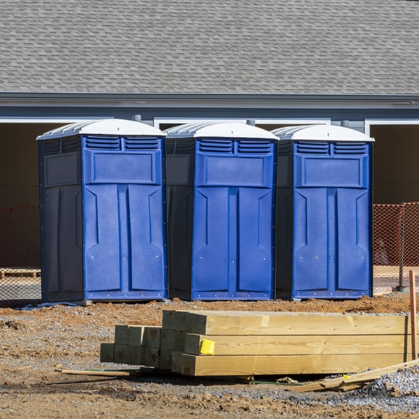 how do you dispose of waste after the porta potties have been emptied in Mount Nebo